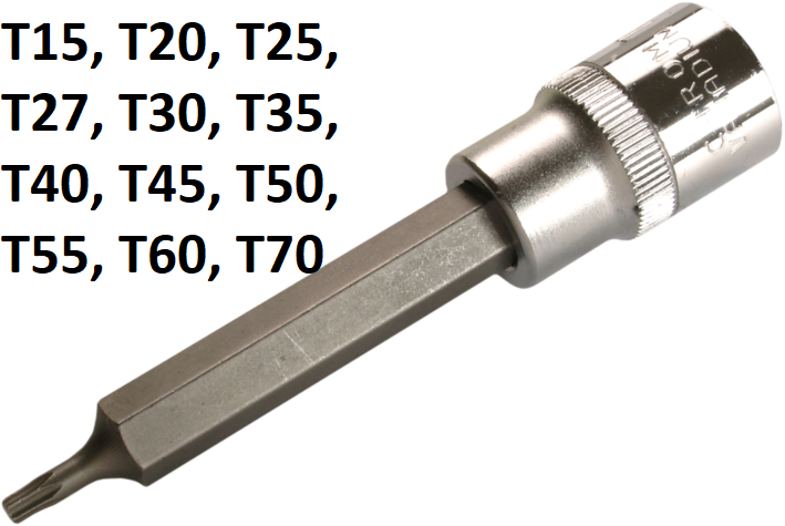 BGS 5486-T45 Punta de vaso de impacto para Torx 1/2 entrada 12,5 mm T45 | perfil en T
