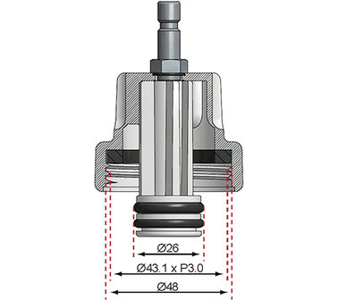 Adaptador N&ordm; 7 para 8027, 8098 para Alfa Romeo, Citro&euml;n, Fiat, Mini, Peugeot, Renault, Saab