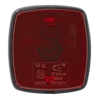 Lampara de senalizacion roja 65x60mm PM