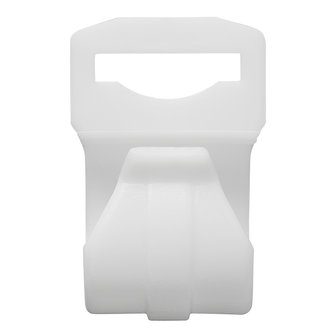 Clip para poste de tienda de campana de 20-25 mm con ranura blanca