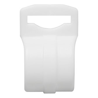 Clip para poste de tienda de campana de 20-25 mm con ranura blanca