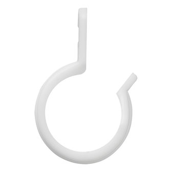 Clip para poste de tienda de campana de 20-25 mm con ranura blanca
