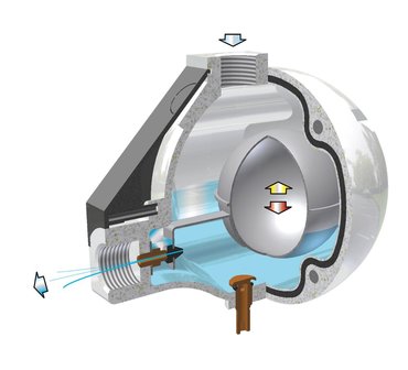 Purga de condensado automatica controlada por nivel