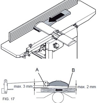 Espesador de cepillo portatil - 254mm - 2mm