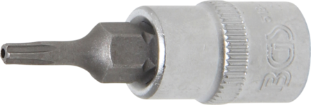 Punta de vaso entrada (1/4) T-Star (para Torx Plus) con perforacion TS10 - TS50