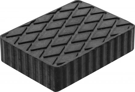 Bgs technic Rubberen pad  voor hefplatforms  160 x 120 x 40 mm