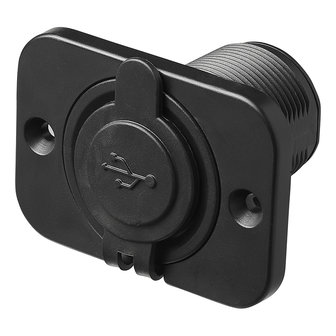 Caja de empotrar USB doble tipo A 3100mA 12V 24V