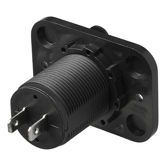 Caja de empotrar USB doble tipo A 3100mA 12V 24V