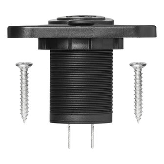 Caja de empotrar USB doble tipo A 3100mA 12V 24V