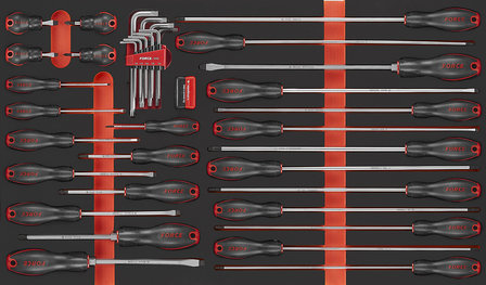 Juego de destornilladores de espuma 37 piezas