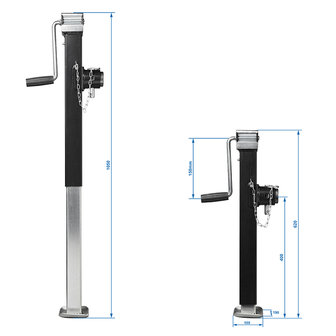 Pata de apoyo extensible para trabajo pesado SH62 5000