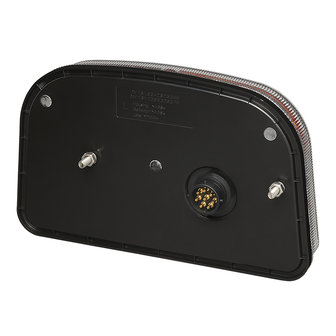 Luz trasera 6 funciones 240x150mm LED izquierda