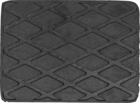 Bgs technic Rubberen pad  voor hefplatforms  160 x 120 x 80 mm