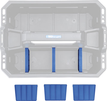 Separadores para malet&iacute;n de herramientas de plastico reforzado 6 unidades