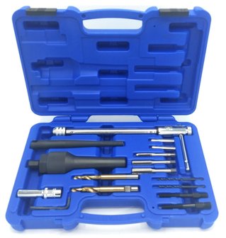 Juego de brocas de extraccion de bujias incandescentes, M8+10