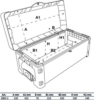 Accesorio para maletin de herramientas rigido para BGS 2002