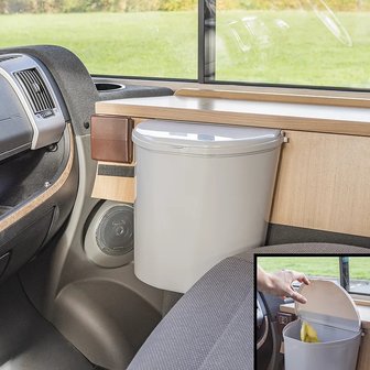 Cubo de basura con tapa 10L para caravana camper