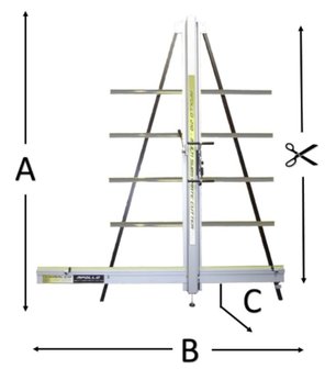 Cortadora de formato vertical Apollo axl 1,65m