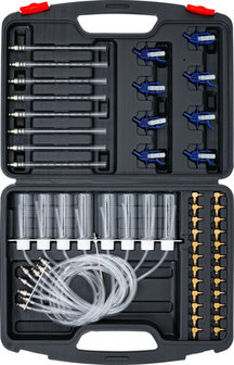 Medidor de flujo Common Rail con 32 adaptadores