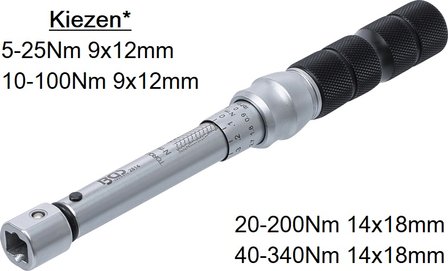 Llave dinamometrica para herramientas de insercion