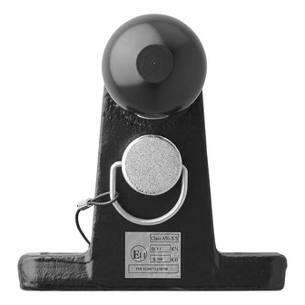 Bola de remolque negra combinada version doble D21 S350 homologada tipo E
