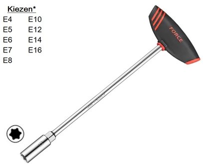 Z&oacute;calos con mango en T Torx