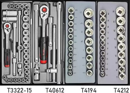 Carro de herramientas de 8 cajones con 325 herramientas (S&amp;M)