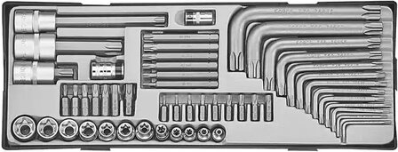 Juego de combinacion Torx 52 piezas