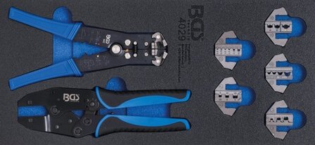 Tool Tray 1/3: Herramienta de crimpado y pelacables 12 piezas