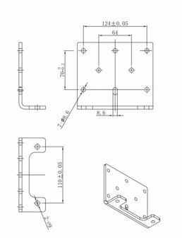 Cabrestante 12v 1360kg 15.2m control inalambrico