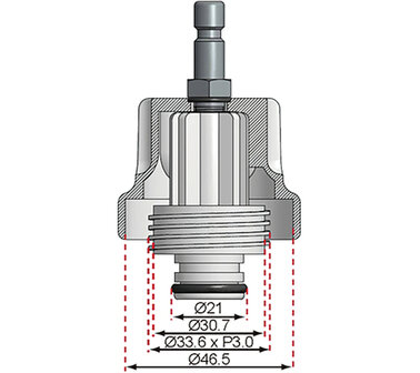 Adaptador N&ordm; 19 para BGS 8027, 8098 para Toyota