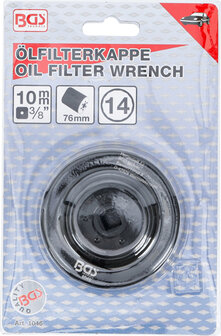 Llave de filtros de aceite 14 caras &Oslash; 76 mm para VW, Porsche, Mercedes-Benz, BMW, Audi, Opel