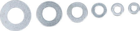 Surtido de arandelas 4 - 12 mm (diametro interior) 130 piezas