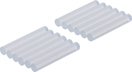 Barras de pegamento termofusible transparentes &Oslash; 7,5 mm, 50 mm 12 piezas