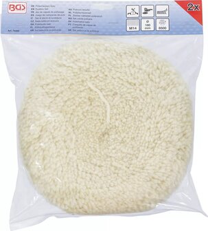 Juego de campanas de pulir &Oslash; 180 mm 2 piezas