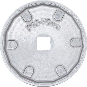 Cazoleta para filtros de aceite 15 caras &Oslash; 75 mm para Chrysler, GM
