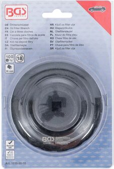 Llave de filtros de aceite 18 caras diametro 96 mm para Renault, VW