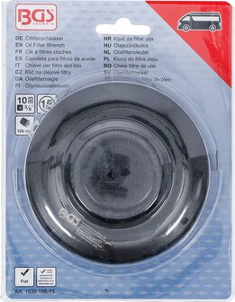 Llave de filtros de aceite 15 caras di&aacute;metro 106 mm para Fiat Ducato