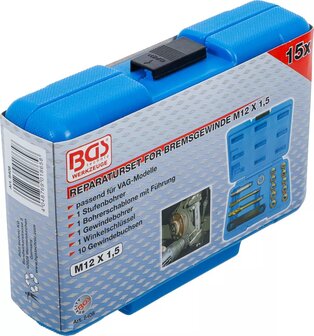 Juego 15 piezas de reparacion para roscas de frenos M12 x 1.5, VAG