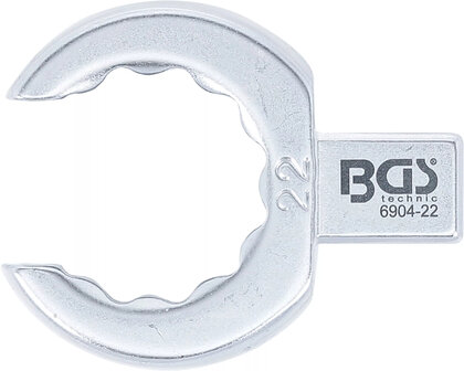 Llave de anillo de inserci&oacute;n abierta 22 mm