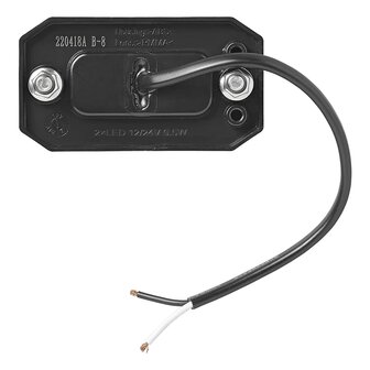 Luz de posicion lateral 12 24V naranja 80 x 44 mm LED