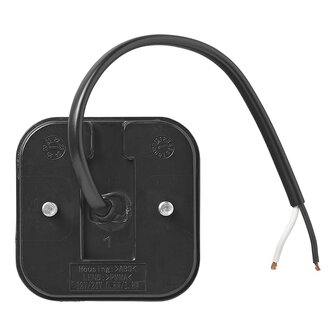 Luz de posicion lateral 12 24V naranja 65 x 65 mm LED