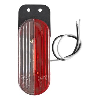 Luz de ancho LED roja blanca izquierda