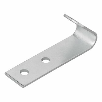 Gancho atornillable de metal 72 x 21 x 2 mm