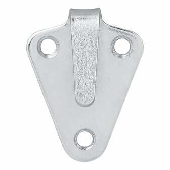 Gancho de cuerda de metal curvado de 40x45 mm