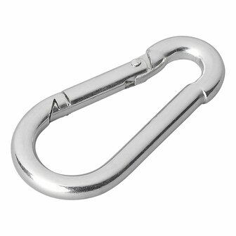 Gancho de carabina metalica 5x50mm x10 pieces