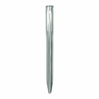 Estaca de tienda de metal de 22 cm de media cana