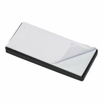 Reflector rojo 85x39mm autoadhesivo con placa base