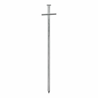 Pasador de roca de 23 cm de metal con pasador transversal soldado
