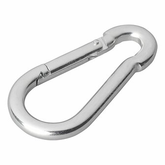 Mosqueton de metal 8x80mm x10 pieces